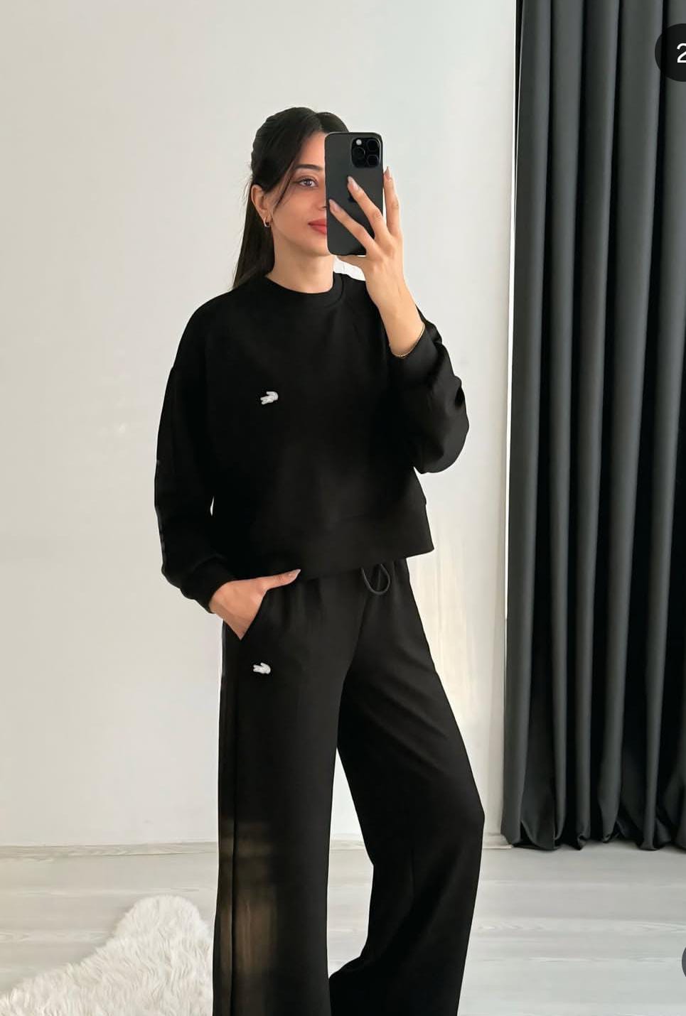 Lacoste Nakış Detaylı İkili Takım